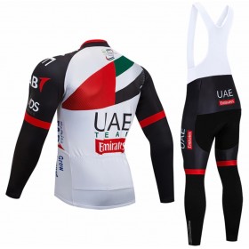 Tenue Cycliste Manches Longues et Collant à Bretelles 2018 Team UAE N001